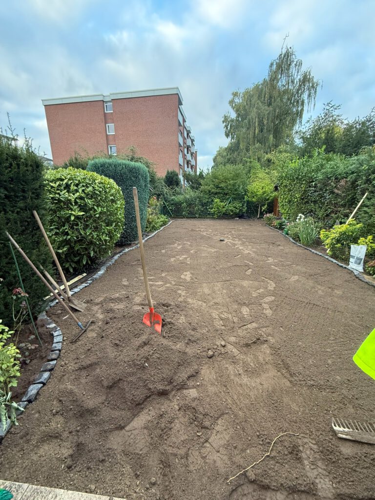 Garten vor der Neuanlage